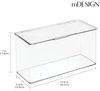 Organizer Vorratsdose Aufbewahrungsbox mDesign stapelbar 4er Set durchsichtig Bild 4