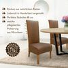 Amagohome Stuhl Rattanstühle Esszimmer Stühle Antonio Polsterstühle braun Polster Wild Bild 3