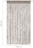 vidaXL Makramee Vorhang Taupe 140x240 cm Baumwolle 323981 Bild 5