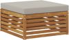 vidaXL Outdoor-Sofagarnitur mit Kissen 8 pcs Natürlich und Hellgrau 3373936 Bild 4
