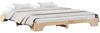 vidaXL Bettrahmen Natur 200 x 200 cm Massives Kiefernholz 872848 Bild 2