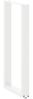 vidaXL Bartischbeine U-Form 2 Stk. Weiß 50x(100-101) cm Stahl 4013233 Bild 4
