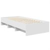 vidaXL Bettrahmen mit Kopfteil Weiß 120 x 123 cm Holzwerkstoff 3408879 Bild 5