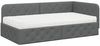 vidaXL Eckbettgestell Dunkelgrau 100 x 200 cm Stoff 3394054 Bild 2