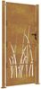 vidaXL Gartentor 100x175 cm Cortenstahl Gras-Design 153230 Bild 2