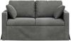 vidaXL Sofa Dunkelgrau 138 x 78 x 80 cm Samt 42024414 Bild 4