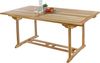 Gartenmöbel Set 9tlg Teak Gartentisch ausziehbar 180-240 cm KUBA/MENORCA 45501494 Bild 2