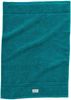 GANT Gästetuch - Premium Handtuch, Frottee, Bio-Baumwolle, Logo, uni Türkis 30x50cm Bild 2