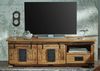 TV-Board Mango 160x45x50 natur lackiert RAILWAY #101 Bild 3