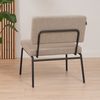 Bronx71 Sessel Espen mit Hocker recycelter Stoff beige Bild 4