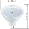 SEBSON LED-Leuchtmittel LED Lampe GU5.3 / MR16 warmweiß 3.5W 12V DC Leuchtmittel - 4er Pack, 4 St. Bild 3