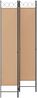 vidaXL 4-teiliger Raumteiler Beige 160 x 220 cm Stoff 42039204 Bild 3