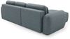 Ecksofa Schlafsofa Sofa GASTON in Stoff Puente Anthrazit Ottomane Links Bild 3
