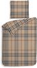 Heckett & Lane Flanell Bettwäsche 135x200 Leonardo beige Karo kariert braun sand Bild 5