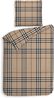 Heckett & Lane Flanell Bettwäsche 135x200 Leonardo beige Karo kariert braun sand Bild 4