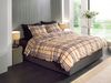 Heckett & Lane Flanell Bettwäsche 135x200 Leonardo beige Karo kariert braun sand Bild 3