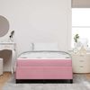 vidaXL Bettrahmen mit Matratze Rosa 120 x 190 cm Stoff 3399053 Bild 3