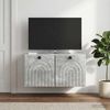 vidaXL Wandmontierter TV-Schrank Betongrau 59,5 x 31 x 30 cm 898198 Bild 4