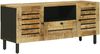 vidaXL Stauraumschränke Natur 105 x 33 x 46 cm Massivholz Mango 4018858 Bild 2