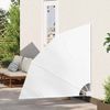 vidaXL Balkon Sichtschutz 140 x 140 cm Polyester Weiß 42000930 Bild 3