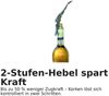 Thiru Korkenzieher - Kellnerbesteck - 2-Stufen-Hebel - Korkenzieher & Flaschenöffner, (2 tlg) Bild 2