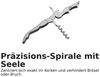 Thiru Korkenzieher - Kellnerbesteck - 2-Stufen-Hebel - Korkenzieher & Flaschenöffner, (2 tlg) Bild 3