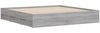 vidaXL Bettgestell mit Schubladen Grau Sonoma 200x200cm Holzwerkstoff 3207250 Bild 4