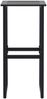 vidaXL Barhocker 2 Stk. Schwarz 38x38x80 cm Pulverbeschichteter Stahl 4009265 Bild 5