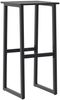 vidaXL Barhocker 2 Stk. Schwarz 38x38x80 cm Pulverbeschichteter Stahl 4009265 Bild 4