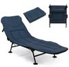 COSTWAY Campingliege Campingbett mit Matratze, klappbar & 6-Fach verstellbar Bild 4