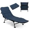 COSTWAY Campingliege Campingbett mit Matratze, klappbar & 6-Fach verstellbar Bild 5