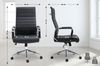 Bürostuhl Kolumbus Echtleder schwarz, 105 x 66 x 58 cm Bild 2