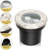 Clanmacy LED Einbaustrahler 3W LED Bodenleuchte Beleuchtung Bodenstrahler Aussen-Beleuchtung, 3er, LED wechselbar, Warmweiß Bild 3