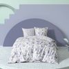 Estella Bettwäsche Shape 4746 060 Violett Mako Satin 155 x 220 + 80 x 80 cm Bild 5