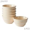 JIWOO Schüssel 6er Ø11,7cm, Müslischale Eisschale FrühstückSchale Dessertschale, Keramik, (Schaleset, 6-tlg), Bowl, Hochwertiges Schalen Orange Schale Mikrowellenofen Spülmaschine Bild 4