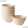 JIWOO Schüssel 6er Ø11,7cm, Müslischale Eisschale FrühstückSchale Dessertschale, Keramik, (Schaleset, 6-tlg), Bowl, Hochwertiges Schalen Orange Schale Mikrowellenofen Spülmaschine Bild 5