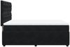 vidaXL Boxspringbett mit Matratze Schwarz 160x200 cm Samt 3292390 Bild 5