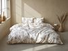 Zo! Home Flanell Bettwäsche 135x200 Hazel off-white Rehe Hirsch Enten Bäume Bild 3