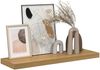vidaXL Wandregal Wandmontiert Braun 80 x 23,5 x 4 cm Holzwerkstoff 42019950 Bild 3