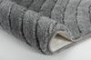 Kleine Wolke Badematte Tender, Höhe 20 mm, rutschhemmend beschichtet, fußbodenheizungsgeeignet, Polyester, quadratisch, Badteppich, Wellen Design, mit Farbverlauf, Hoch-Tief Effekt, waschbar Bild 3