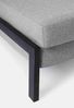 Schlafsofa Endyah mit Stoff-Bezug, 2-Sitzer, modernes Design, hellgrau, komfortabel gepolstert Bild 4