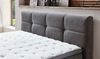 Boxspringbett Paris / Portage, Stoff, Grau, 188 x 112 x 217 cm Bild 4