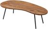 Wohnling Design Couchtisch, Sheesham braun, 122 x 36 x 63 cm Bild 2