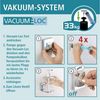 WENKO QUADRO Dusch Eckablage, Edelstahl, Befestigen ohne bohren, Vacuum-Loc® Bild 4