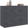 Sideboard, Kommode Anthrazit 99x39x73 cm Stahl Bild 4
