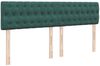 vidaXL Boxspringbett mit Matratze Dunkelgrün 180x200 cm Samt 3287815 Bild 5
