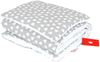 BabyLux 'Minky Herz' Krabbeldecke 75x100 cm mit Kissen, grau Bild 3