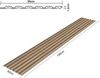 3D-Wandpaneel Borger 15er Set 195x30 cm Eichenoptik hell [NEU. HOLZ] Bild 3