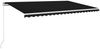 vidaXL Markise Manuell Einziehbar mit LED 500x350 cm Anthrazit 3069024 Bild 2