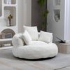STILVORA Relaxsessel Indoor & Outdoor Sitzsack bean bag sofa mit hohen Rücken,Lazy Sofa (Lazy Sofa mit hohem Rücken und 3 Kissen – Ergonomischer Sitzsack für Erwachsene & Kinder, Chenille-Stoff, für Wohnzimmer, Büro & Schlafzimmer, Komfortabler Lounger... Bild 5